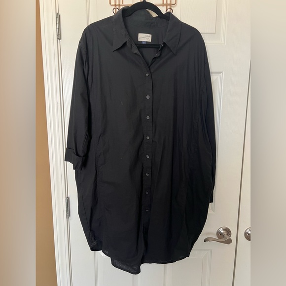 Universal Thread Black Tunic Shirtdress - Picture 3 of 4